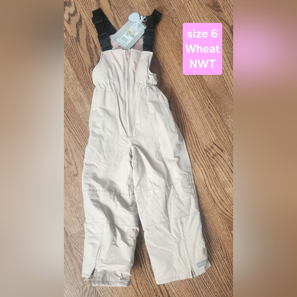 Kids Cream Snow Pants